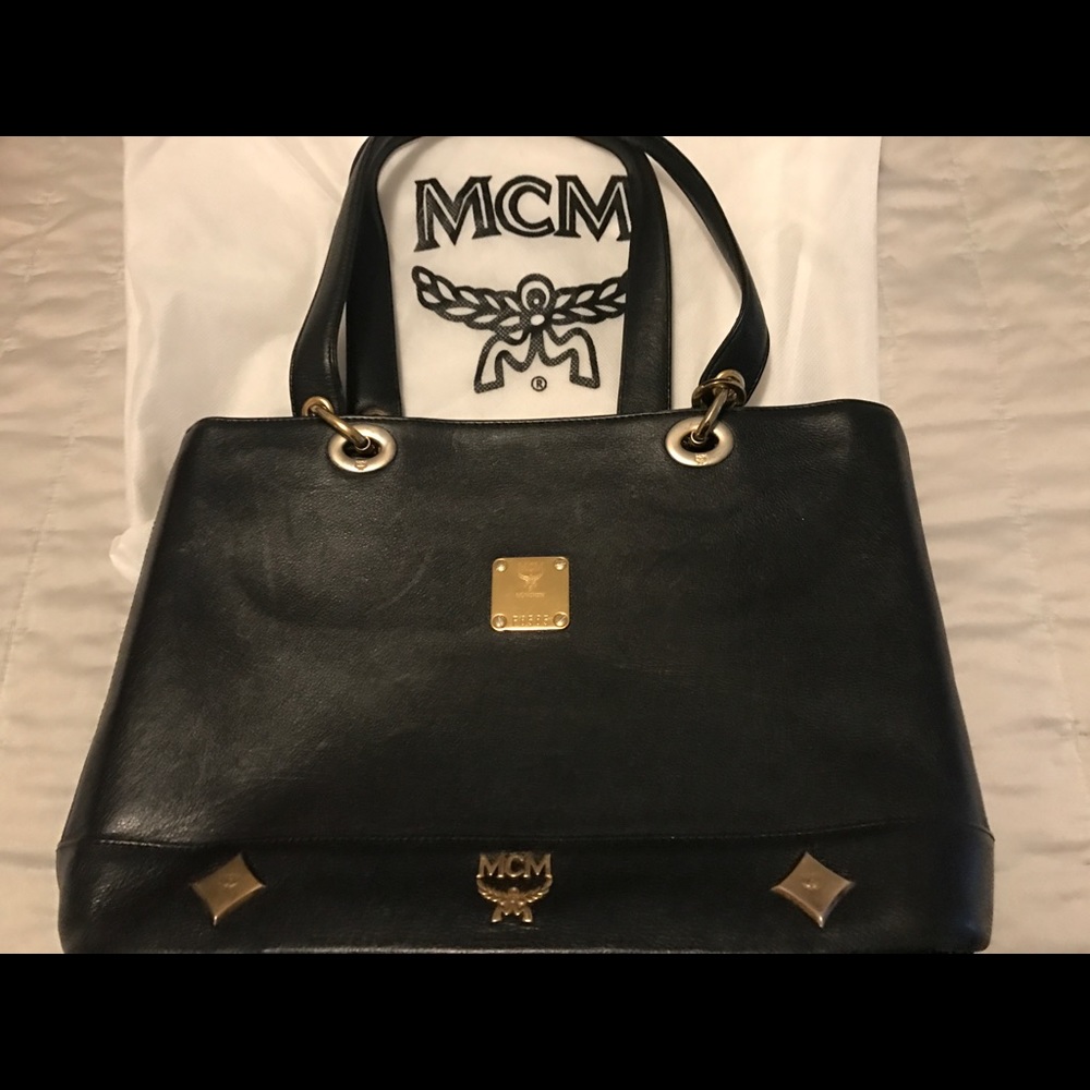 MCM Leather Tote